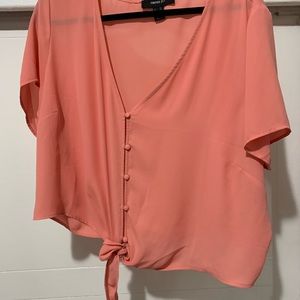 Coral Blouse